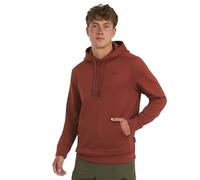 Quiksilver Men's Regular Fit Active Performance Heavyweight Jacquard Mesh and Polar Fleece Pullover Hoodie Hooded Sweatshirt, Rust, L