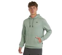 Quiksilver Men's Regular Fit Active Performance Heavyweight Jacquard Mesh and Polar Fleece Pullover Hoodie Hooded Sweatshirt, Sage Green, XL