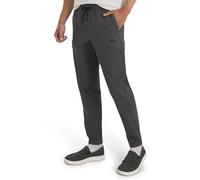 Quiksilver Men's Regular Fit Active Performance Midweight Cargo Woven Jogger Pants Sweatpants, Iron Gate, Medium