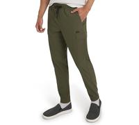 Quiksilver Men's Regular Fit Active Performance Midweight Cargo Woven Jogger Pants Sweatpants, Olive Branch, Medium