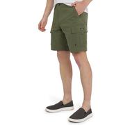 Quiksilver Men's Regular Fit Fixed Waist Water Friendly Active Hybrid Cargo Shorts (32-42, Clover, 34