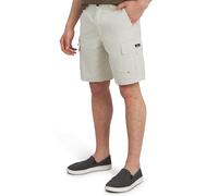 Quiksilver Men's Regular Fit Fixed Waist Water Friendly Active Hybrid Cargo Shorts (32-42, Silver Birch, 36
