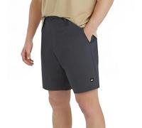 Quiksilver Mens Regular Fit Fixed Waist Water Friendly Active Hybrid Shorts, Striped Design - Steel, 34