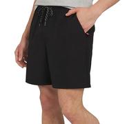 Quiksilver Men's Regular Fit Stretch Waist Water Friendly Active Hybrid Shorts (S-XXL), Black, Medium