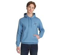 Quiksilver Men's Regular Fit Super Soft Fleece Midweight Pullover Hooded Sweatshirt (S-XXL), Blue Shadow, XXL