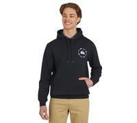 Quiksilver Men's Regular Fit Super Soft Fleece Midweight Pullover Hooded Sweatshirt, Navy, M