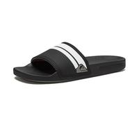 Quiksilver Men's Rivi Slide Sandal, Black/Black/White, 13 Medium US
