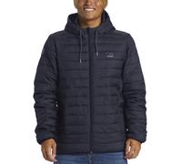 Men's Quiksilver Mens Scaley Hooded Puffer Jacket - Navy - Size: 38/Regular