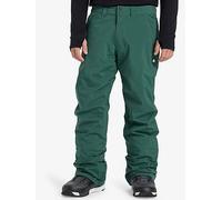Quiksilver Mens Skiing Estate Pants, Green, Size L, Men Green
