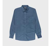 Quiksilver - Corduroy Shirt - Smoke Trail Cord Shirt China Blue for Men - Size XL Blue XL