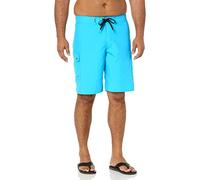 Quiksilver Men's Standard Manic 22 Inch Length Cargo Pocket Boardshort Swim Trunk Board Shorts, Hawaiian Ocean, 30A
