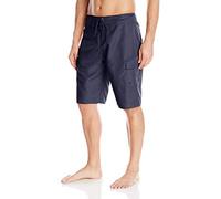 Quiksilver Men's Standard Manic 22 Inch Length Cargo Pocket Boardshort Swim Trunk Board Shorts, Navy Blazer, 38A