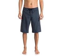 Quiksilver Men's Standard Manic 22 Inch Length Cargo Pocket Boardshort Swim Trunk Board Shorts, Navy Blazer, 34