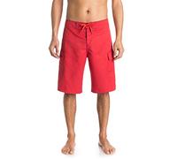 Quiksilver Men's Standard Manic 22 Inch Length Cargo Pocket Boardshort Swim Trunk Board Shorts, Quick Red, 32A