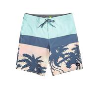 Quiksilver Men's Surfsilk Panel 20 Boardshort Swim Trunk Board Shorts, Pastel Turquoise 233, 32