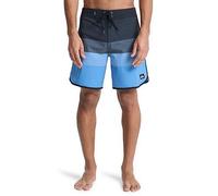 Quiksilver Mens Surfsilk Scallop 18Inch Swim Shorts, Black, Size 38, Men Black