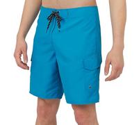 Quiksilver Men's Swimwear Regular Fit Fixed Waist UPF 50 Quick Dry 20 Inch Board Shorts, Hawaiian Ocean, 36