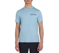 Quiksilver Mens Swimwear Regular Fit UPF 50 Short Sleeve Sun Tee, Light Blue, Large