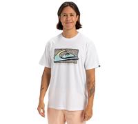 Quiksilver Mens Retro Fade T-Shirt White L