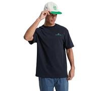 Quiksilver Mens Upside Down Graphic T-Shirt, Black, Size 2Xl, Men Black