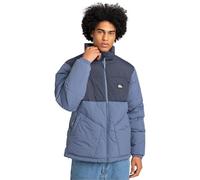 Quiksilver Mens Wild Mountain Padded Puffer Jacket - Vintage Indigo - L