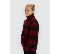 Quiksilver Mercury Woodlands Sherpa Kids Half-Zip Fleec woodlands biking red T12