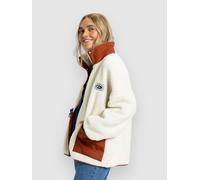 Quiksilver Minto Sherpa Fleece Jacket snow white L