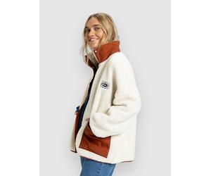 Quiksilver Minto Sherpa Fleece Jacket snow white S