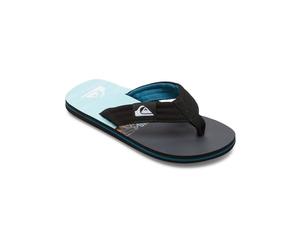 Quiksilver - Molo Layback Yt Basic Sandal for Boys - Black/Black/Blue - 1 UK