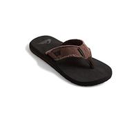 Quiksilver Monkey Abyss, Men's Flip Flop ,Brown (Sole: Black/ Upper: Brown) , 12 UK (46EU)