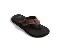 Men's Quiksilver Mens Monkey Abyss Flip Flops - Demitasse - Brown - Size: 13
