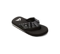 Boy's Quiksilver Kids Monkey Abyss Flip Flops - Black - Size: 1 uk