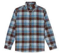 Quiksilver Sweater Motherfly Plaid LS Shirt Men's Blue M