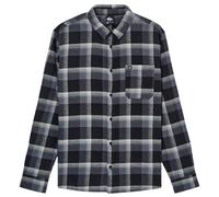 Quiksilver Helmet Motherfly Plaid LS Mens Black