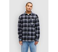 Quiksilver Motherfly Plaid Long Sleeve Shirt Black,Grey L Men