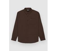 Quiksilver Motherfly Solid Shirt chocolate brown L