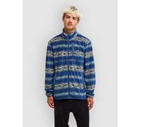 Quiksilver No Destination Fz Fleece Jacket quik life stripe dk denim S