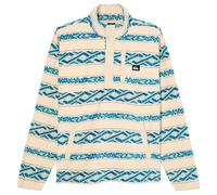 Quiksilver - No Destination Half Snap - Fleece jumper size M, sand