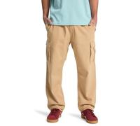 Quiksilver Non-Denim Trousers Taxer Regular Cargo Pant Mens Brown