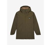 Quiksilver Overcast 3K Hooded Parka Brown Green - XL