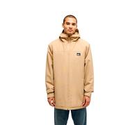 Quiksilver Waterproof Hooded Jacket Overcast 3K Parka Mens Brown