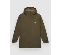 Quiksilver Waterproof Hooded Jacket Overcast 3K Parka Mens Brown L