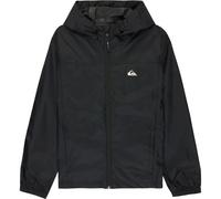 Quiksilver Hooded Waterproof Jacket Overcast 3K Tape Youth Boys Black