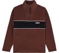 Quiksilver - Polaire demi-zippée - YG Cruz Polar Half Zip Fleece Java for Men - Size L - Burgundy Burgundy L