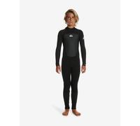 Quiksilver Wetsuit 32 Pro 3/2 mm Long Sleeve Back-Zip Neoprene Suit Black 10 Years Boy