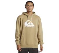 Quiksilver Pullover Hoodie BIG LOGO HOODIE Men Beige L