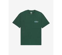 Quiksilver Quikglobe Short Sleeve T-Shirt Dark Green Blue - L