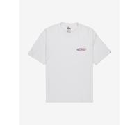 Quiksilver Quikglobe Short Sleeve T-Shirt White Blue Pink - XXL