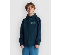 Quiksilver Rain Cloud Hooded Coach Kids Jacket dark navy T10