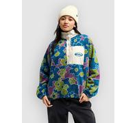 Quiksilver Renek Polar Half-Zip Fleece Sweater calliste green pxl flowe L